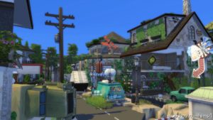 Sims 4 House Mod: Full Apocalypse Town – 64×64 NO CC (Image #7)