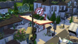 Sims 4 House Mod: Full Apocalypse Town – 64×64 NO CC (Image #10)