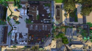 Sims 4 House Mod: Full Apocalypse Town – 64×64 NO CC (Image #14)