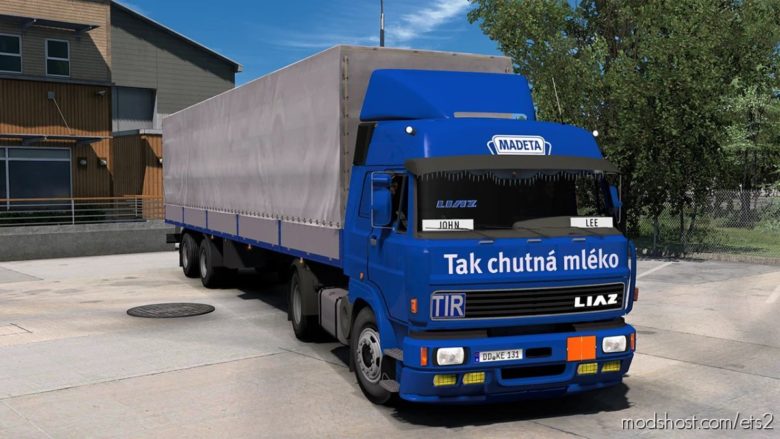 ETS2 Czech Truck Mod: Liaz 110/300 With Trailers 1.40 (Featured)