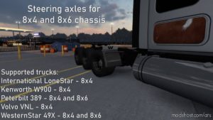 ATS Part Mod: Steering Axles For 8×4 And 8×6 Chassis (Image #2)