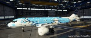 MSFS 2020 8K Livery Mod: A320Neo Flying Honu (ALL Nippon Airways ANA) 8K V1.0.0 (Image #2)