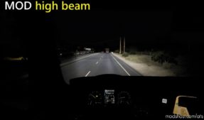 ATS Headlights Part Mod: Bright Headlights 1.40 (Featured)