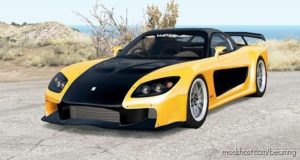 BeamNG Mazda Car Mod: RX-7 Veilside Fortune (Featured)