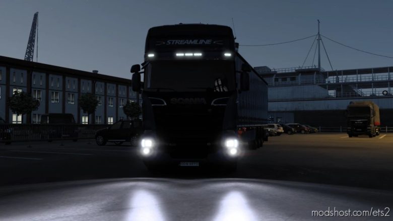 ETS2 Headlights Part Mod: Realistic Headlights V3.0 (Featured)