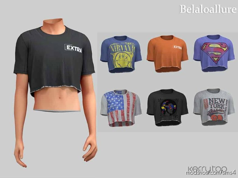 Sims 4 Clothes Mod: Kerry TOP (Featured)