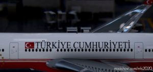 MSFS 2020 Airbus Livery Mod: PMP Airbus A330-300 Turkey Government Tc-Tur / 8K V1.0.1 (Image #2)