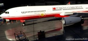 MSFS 2020 Airbus Livery Mod: PMP Airbus A330-300 Turkey Government Tc-Tur / 8K V1.0.1 (Image #3)