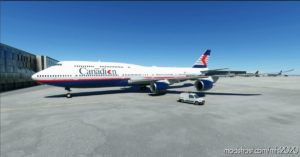 MSFS 2020 747-8 Livery Mod: Canadian Airlines 747-8 (Image #2)