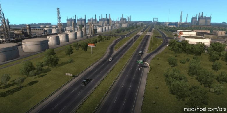 ATS Mod: Coast To Coast Map V2.11.14 1.40 (Featured)