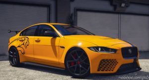 GTA 5 Jaguar Vehicle Mod: 2018 Jaguar XE SV Project 8 V2.0 (Featured)