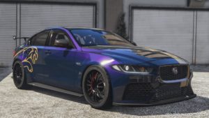 GTA 5 Jaguar Vehicle Mod: 2018 Jaguar XE SV Project 8 V2.0 (Image #3)