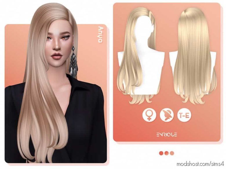 Sims 4 Mod: Anya Hairstyle (Featured)