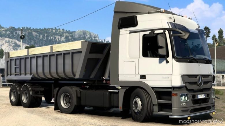 ETS2 Mercedes-Benz Mod: Mercedes Actros MP3 EVR Sound 1.40 (Featured)