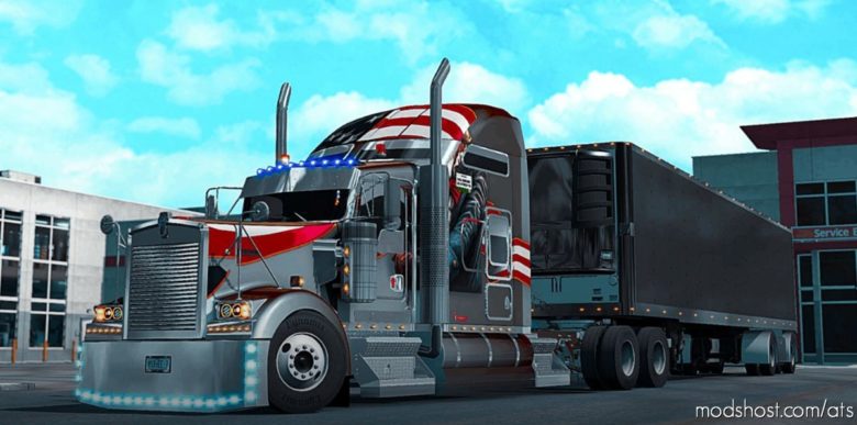 ATS Wheels Truck Mod: The King Of L.A. Workshop Mod SCS Kenworth V1.5 Edited 1.39 (Featured)