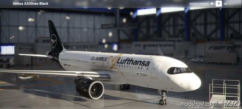 MSFS 2020 Airbus Livery Mod: A32NX A320Neo Lufthansa Love Airbus Imagenative 8K (Featured)