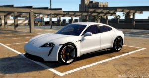 GTA 5 Porsche Vehicle Mod: Taycan Turbo S (Featured)