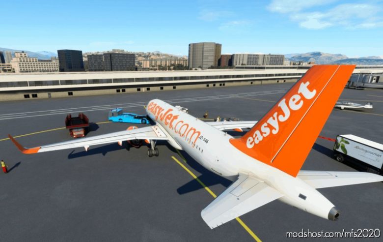 MSFS 2020 Airbus Livery Mod: A32NX Airbus A320 NX Easyjet.com (Flybywire) (Featured)