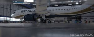 MSFS 2020 A320neo Mod: A32NX Fictional Airbus A320Neo Livery For Starlux (Image #4)