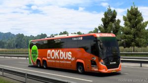 ETS2 Scania Bus Mod: Touring HD 1.40 (Featured)