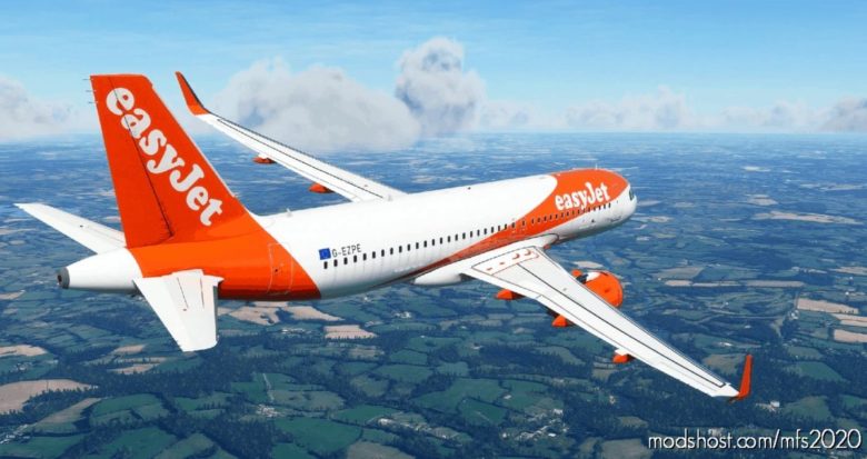 MSFS 2020 A320neo Livery Mod: Easyjet A320Neo (Dirty) 8K – FBW A32NX V1.1 (Featured)