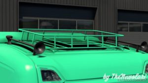 ETS2 Scania Part Mod: Painted And Chrome Roofracks For Scania Next-Gen (Image #2)