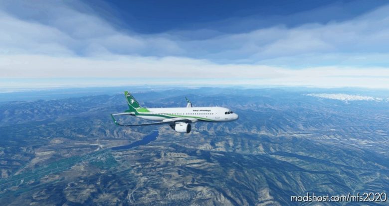 MSFS 2020 Mod: A32NX Iraqi Airways Livery (Featured)