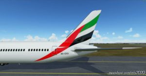 MSFS 2020 4K Livery Mod: Emirates Boeing 787-10 (Featured)