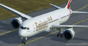 MSFS 2020 4K Livery Mod: Emirates Boeing 787-10 (Image #4)