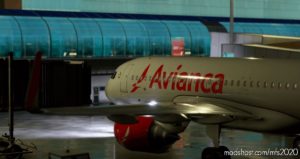 MSFS 2020 A320 Livery Mod: A32NX Avianca A320 | 8K (Image #4)