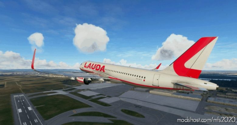 MSFS 2020 8K Livery Mod: A32NX Lauda Europe NX 8K (Featured)