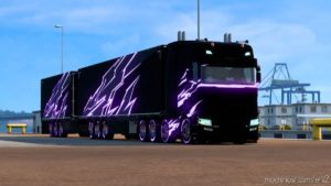 ETS2 Scania Mod: Glowing Trucks And Trailers (MP) 1.40 (Image #4)