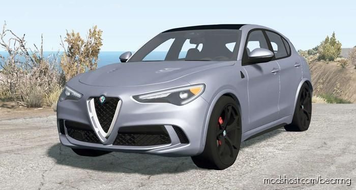 BeamNG Alfa Romeo Car Mod: Stelvio Quadrifoglio (949) 2018 (Featured)