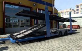 ETS2 Scania Truck Mod: Nextgen Scania P (Eugene) CAR Transport 1.40.1 (Image #2)