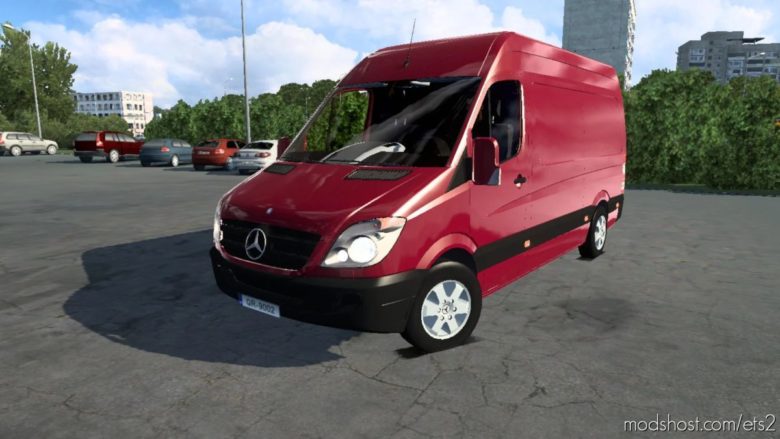 ETS2 Mercedes-Benz Car Mod: Mercedes Sprinter 2019 V2.0 (Featured)