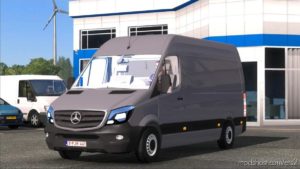 ETS2 Mercedes-Benz Car Mod: Mercedes Sprinter 2019 V2.0 (Image #6)