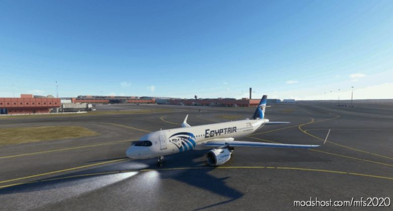 MSFS 2020 Livery Mod: A32NX FBW Egyptair (Featured)