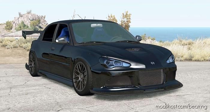 BeamNG Hirochi Car Mod: Sunburst Black ON Black V2.01 (Featured)