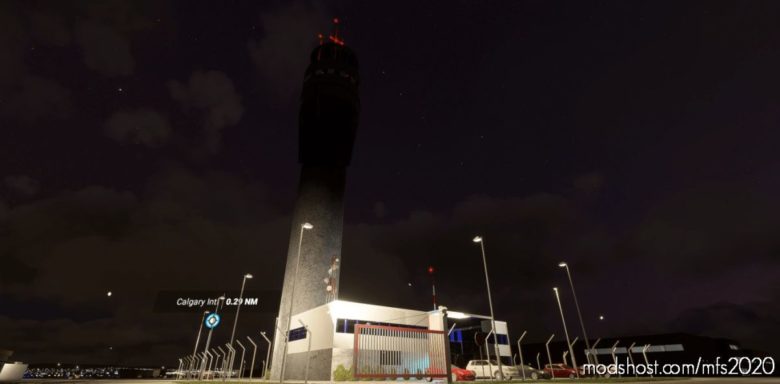 MSFS 2020 Canada Airport Mod: Calgary, Alberta, Canada (Cyyc) ATC Tower (Featured)