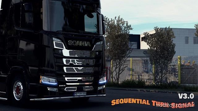 ETS2 Part Mod: Sequential Turn Signal Mod V3.0 1.40 (Featured)