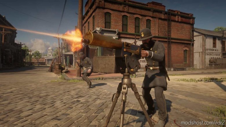 RDR2 Script Mod: Mounted GUN Improvements (Featured)