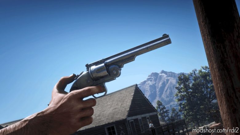 RDR2 Weapon Mod: ‘Morgan’ Text Engraving ON The Schofield Revolver (Featured)