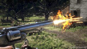 RDR2 Weapon Mod: ‘Morgan’ Text Engraving ON The Schofield Revolver (Image #5)