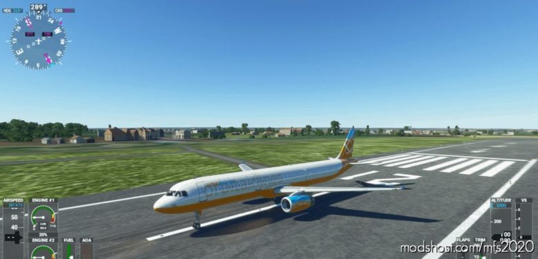 MSFS 2020 A321 Mod: Orbit Airlines Livery For PMP A321 (Featured)