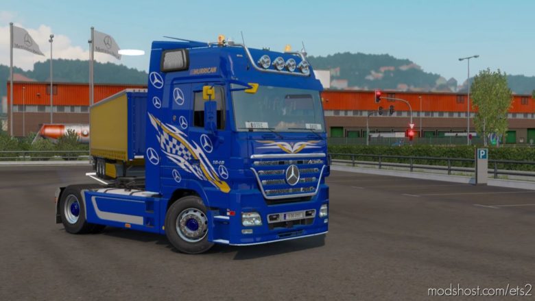 ETS2 Mercedes-Benz Truck Mod: Actros MP2 By Dotec V1.3 1.40 (Featured)