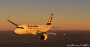 MSFS 2020 A320 Livery Mod: AIR Zimbabwe A32NX (Image #2)