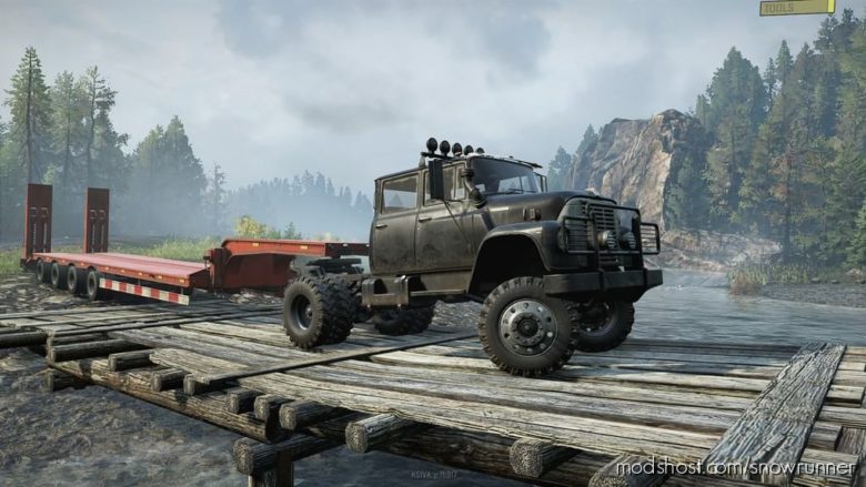 SnowRunner Truck Mod: Glitchworks Tuned Loadstar V1.0.1 (Featured)