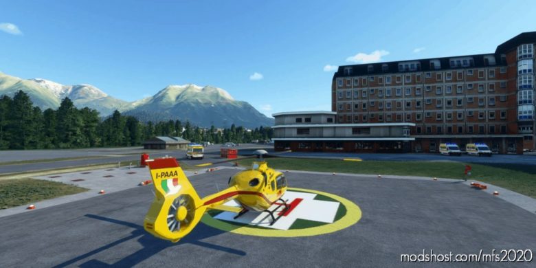 MSFS 2020 Italy Mod: Elisuperficie Ospedale DI Belluno (Featured)