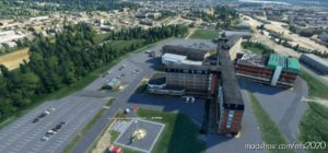 MSFS 2020 Italy Mod: Elisuperficie Ospedale DI Belluno (Image #3)