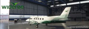 MSFS 2020 Embraer Livery Mod: Nextgen Simulations Emb-110P1 Wideroe (Image #3)